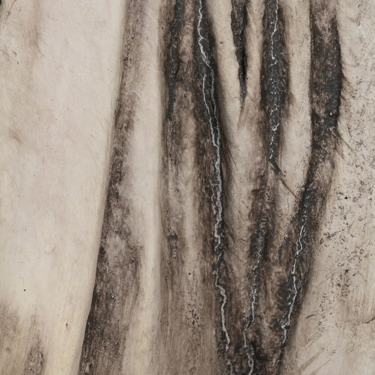 Figura Decorativa Beige Gris Buda 54 x 45 x 80 cm