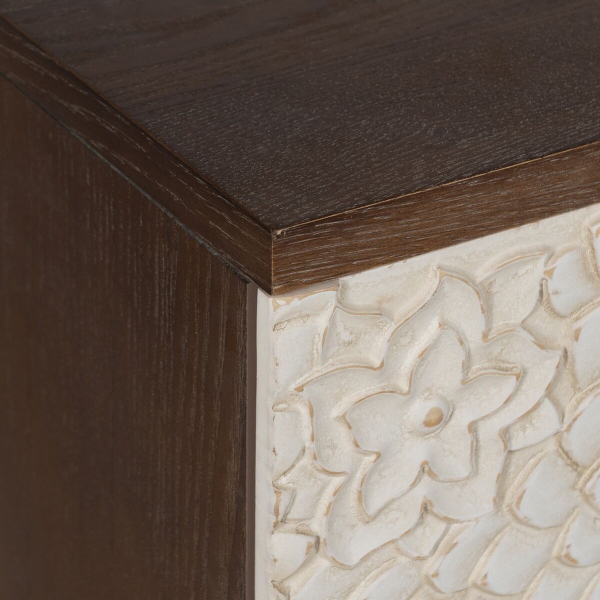 Recibidor con Cajones MANACOR Blanco Marrón