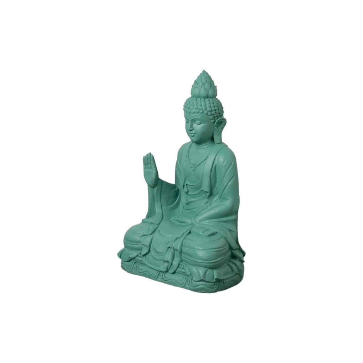 Figura Decorativa Turquesa Buda 56 x 42 x 88 cm