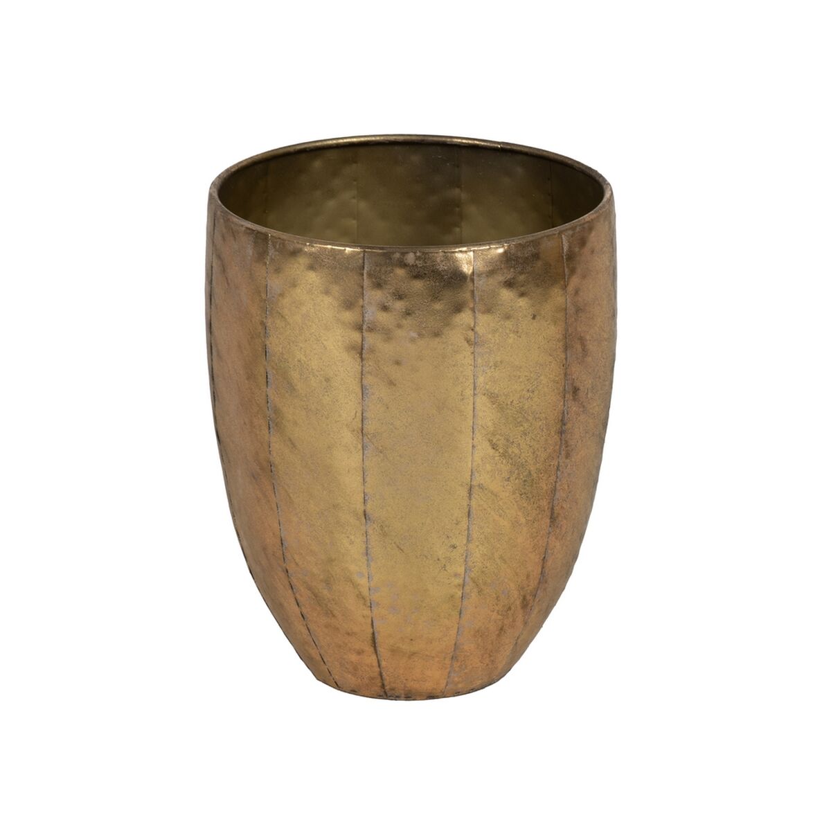 Macetero Dorado Hierro (3 Unidades)