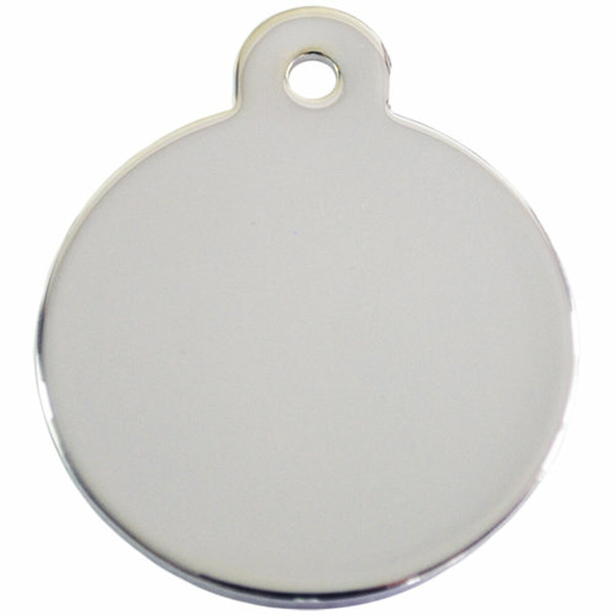Placa identificativa para collar Imarc Circle Plateado