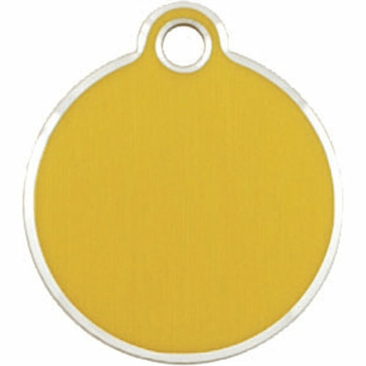 Placa identificativa Imarc Circle Amarillo Dorado