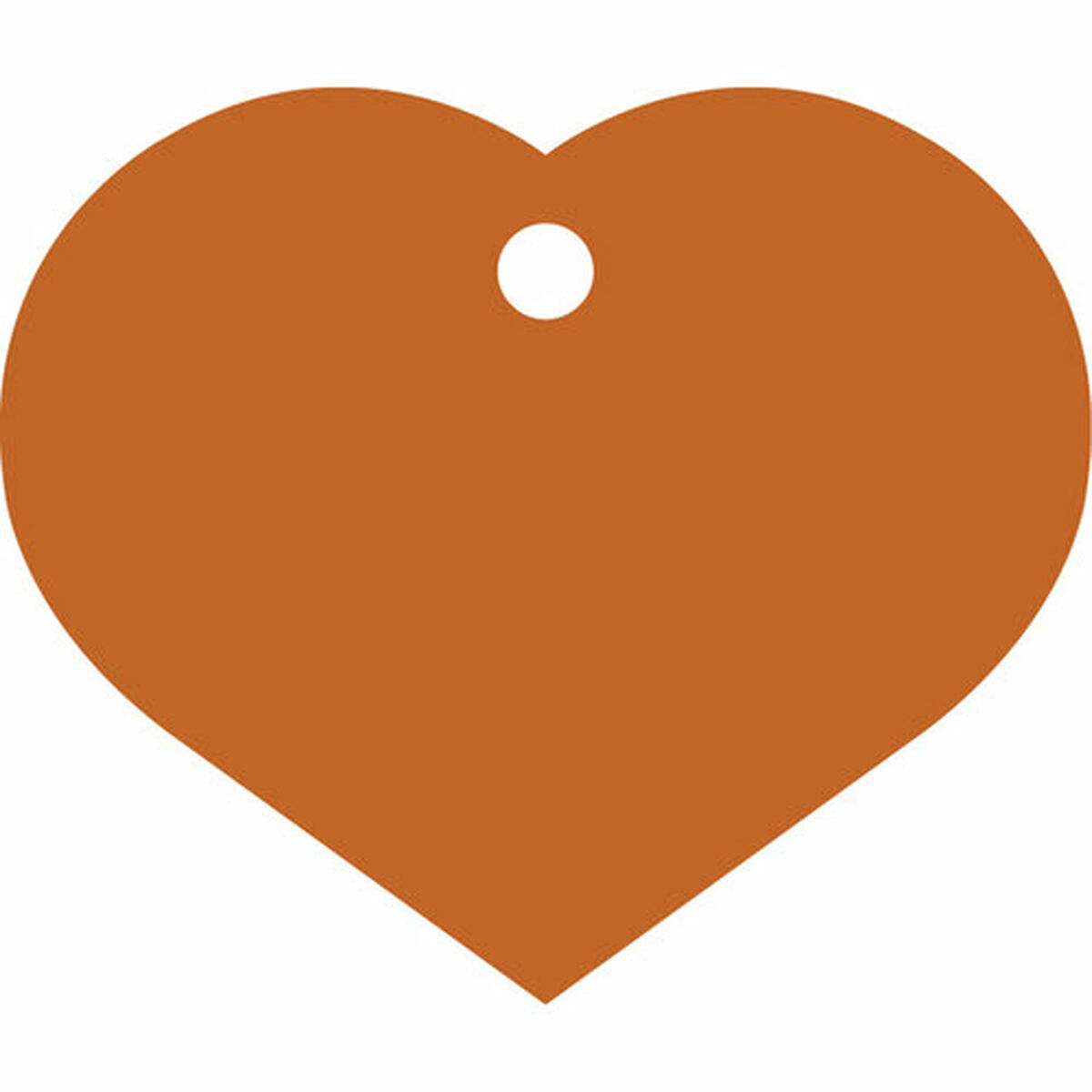 Placa identificativa Imarc Heart Naranja