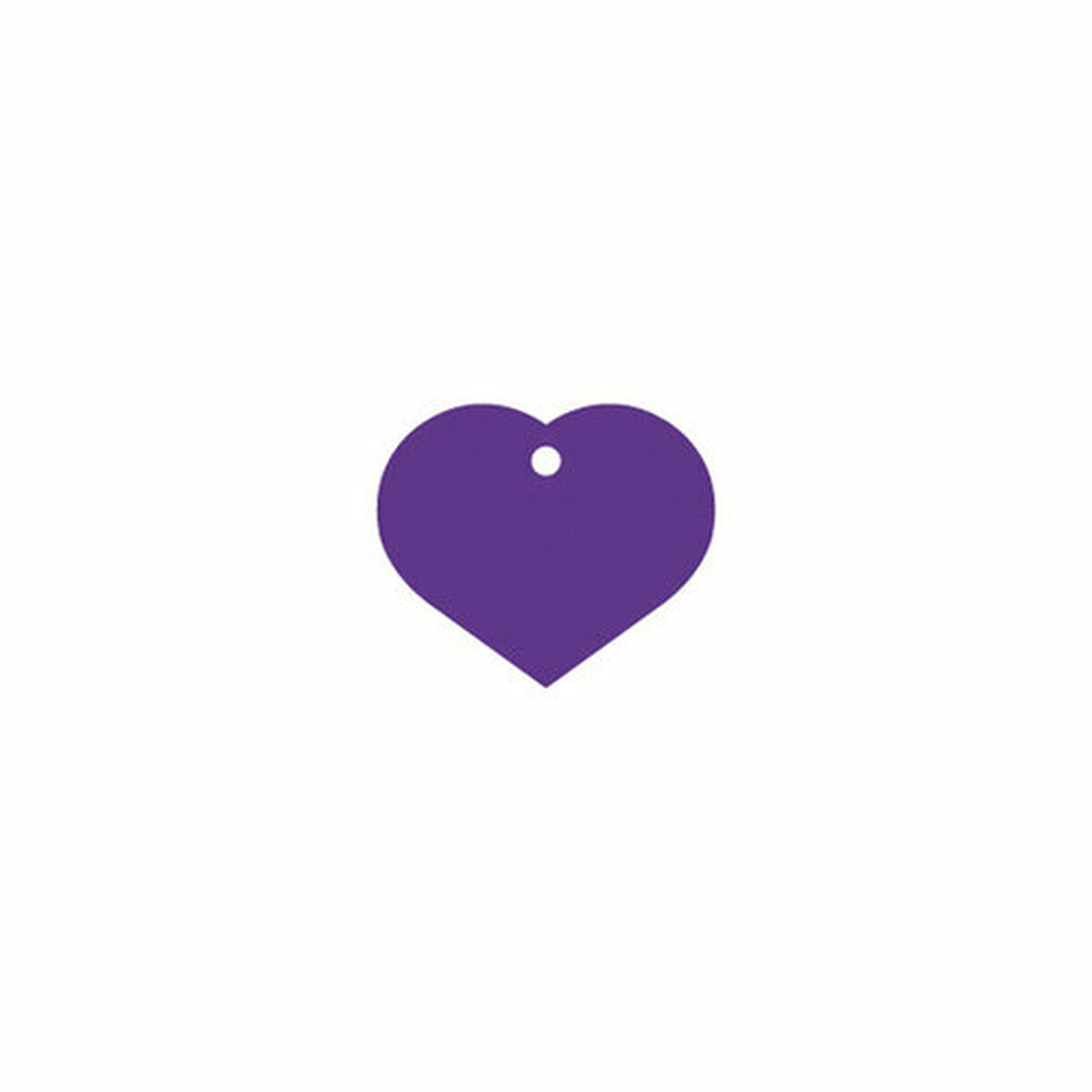 Placa identificativa Imarc Heart Lila