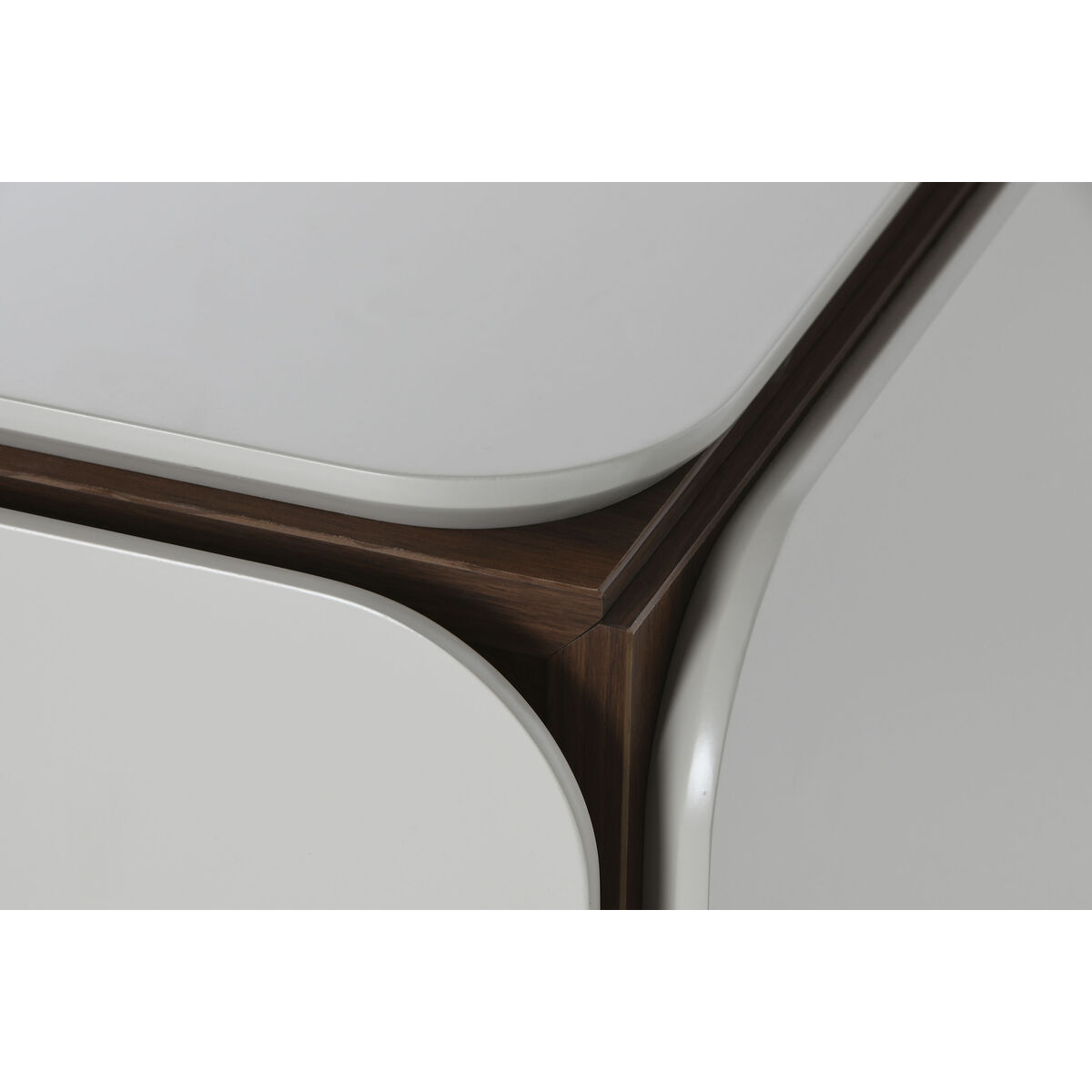 Aparador Home ESPRIT Blanco Marrón Dorado Madera Madera MDF 183 X 41,5 X 80 cm