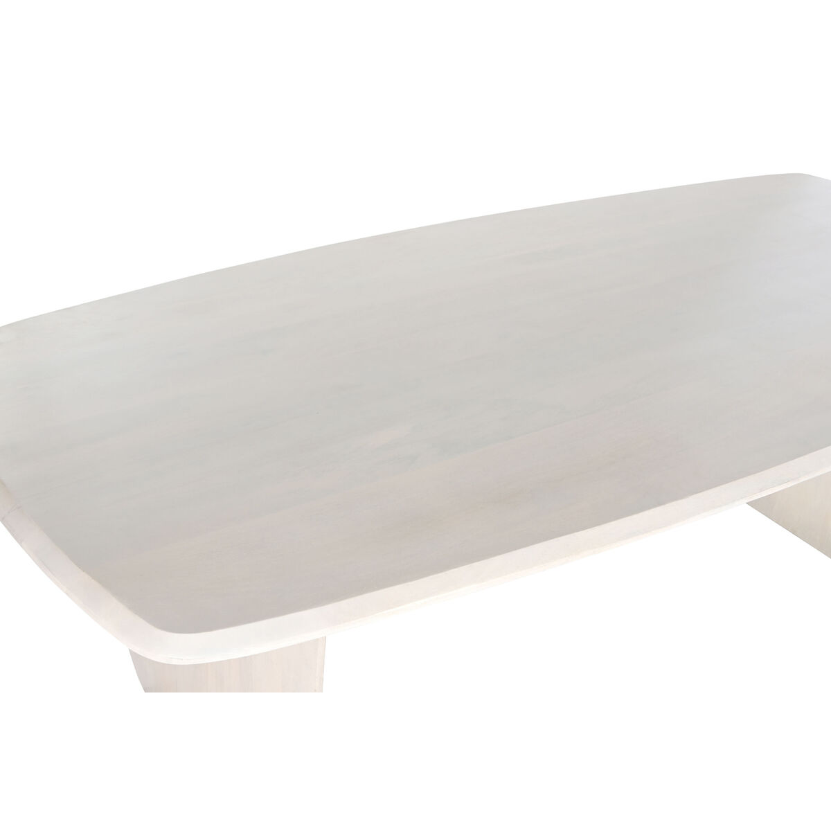 Mesa de Comedor Home ESPRIT Blanco Madera de mango 218 x 100 x 76 cm