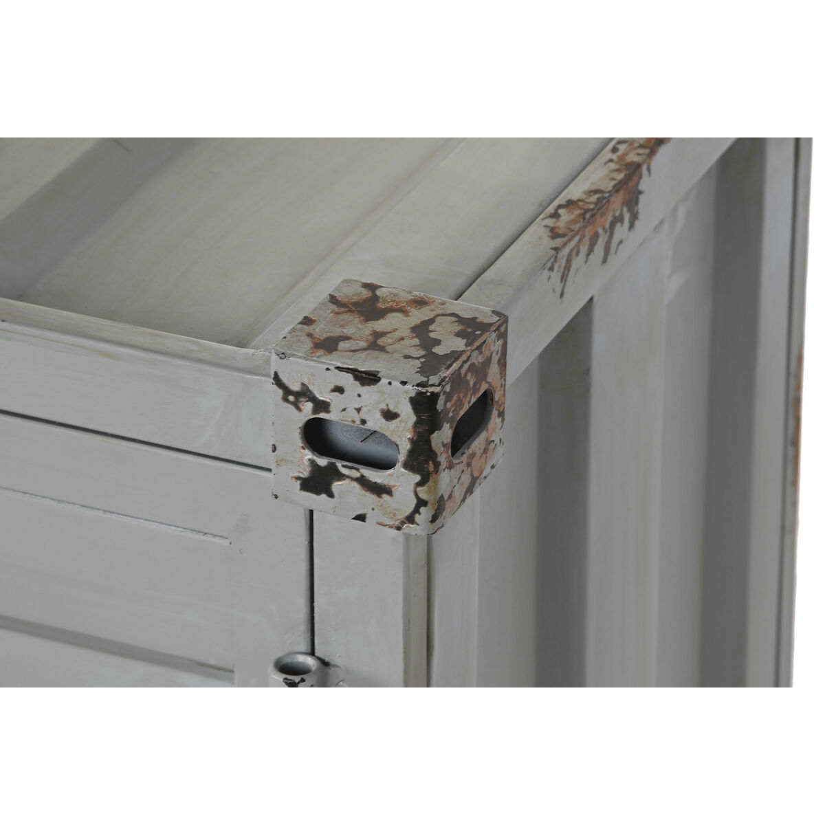 Botellero Home ESPRIT Gris Azul cielo 77 x 41 x 64 cm