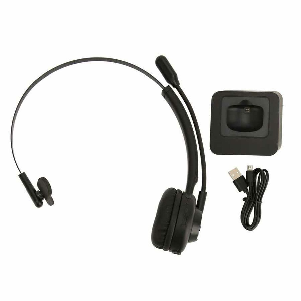 Auriculares con Micrófono Nilox NXAUB001 Negro