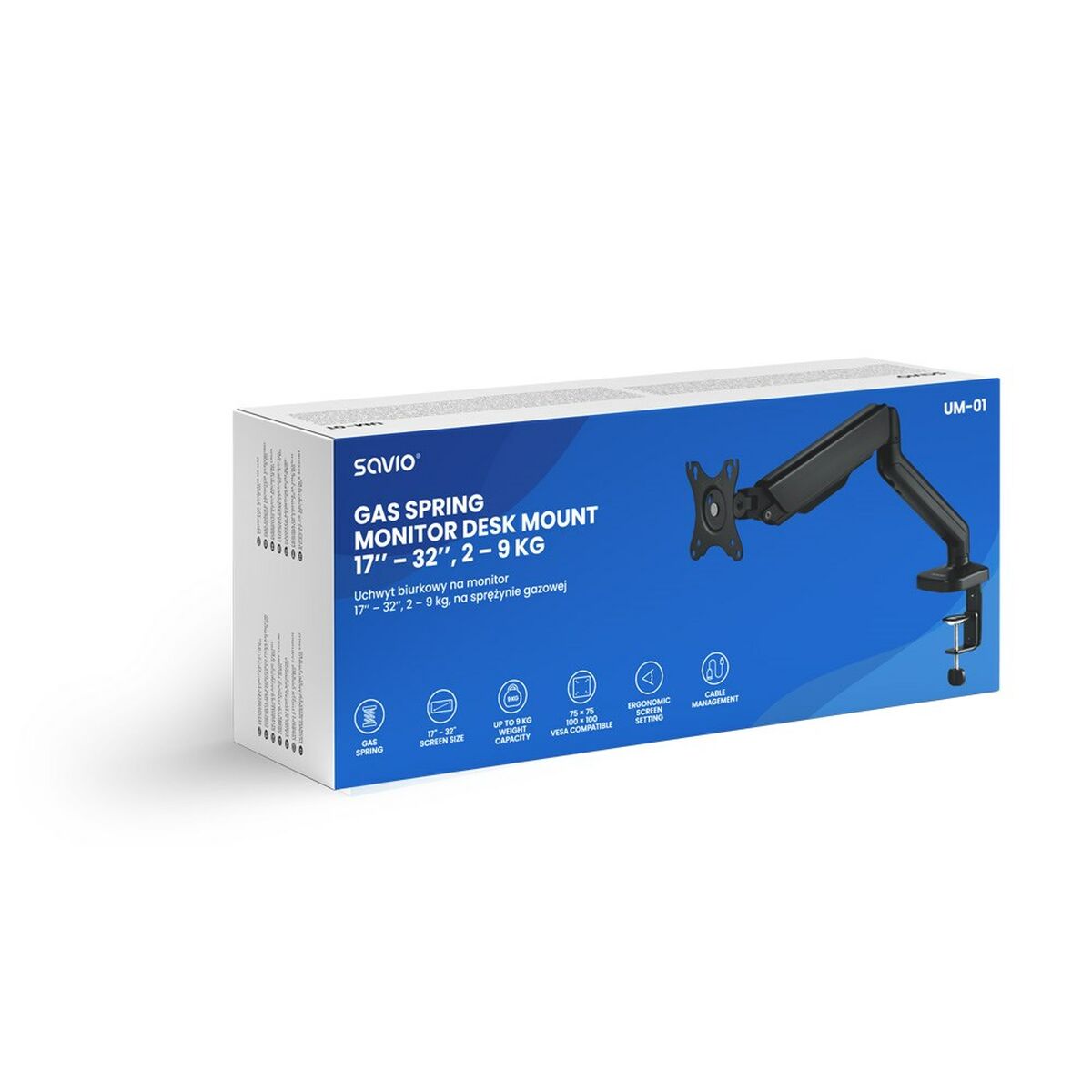 Soporte de Mesa para Pantalla Savio UM-01 17" 32"