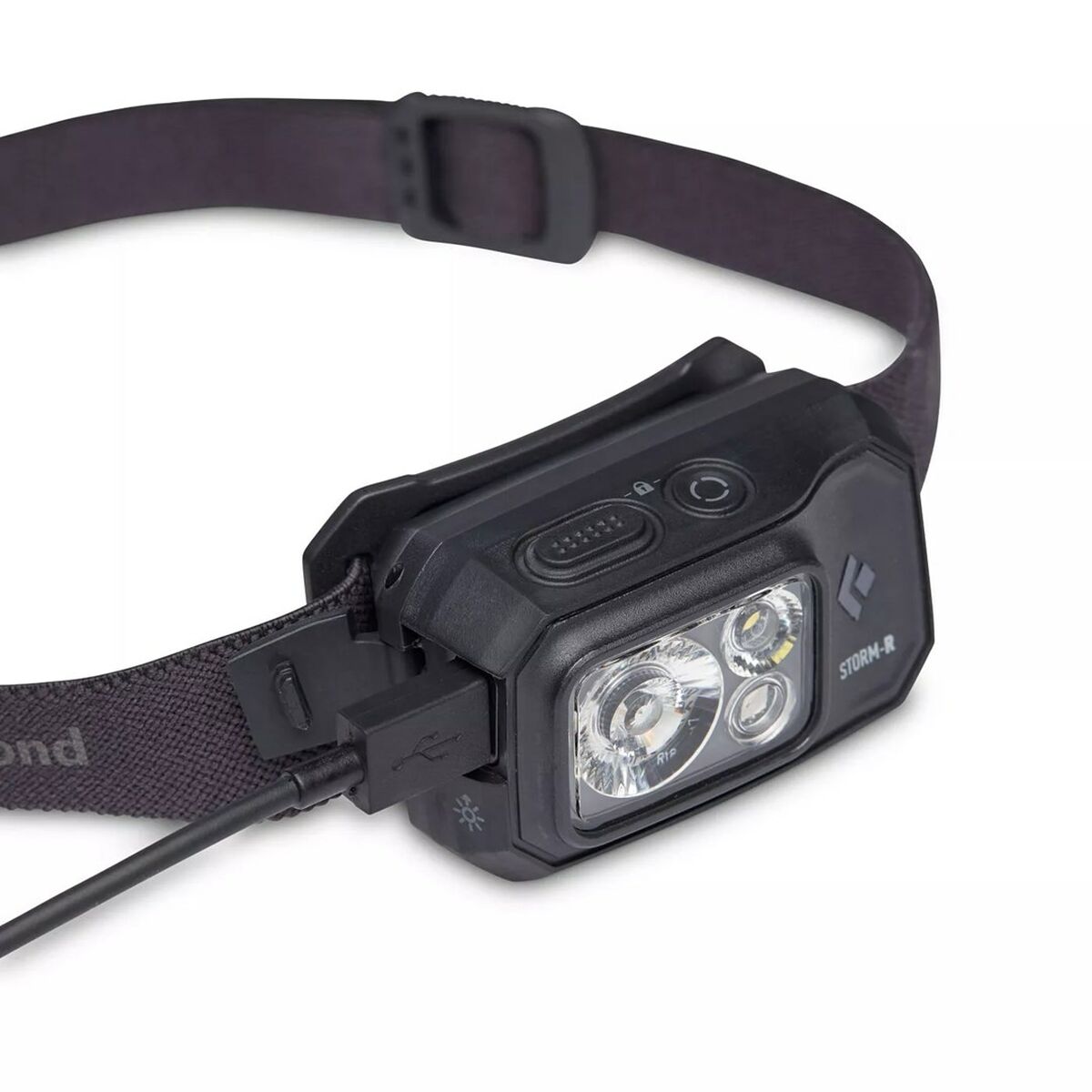 Linterna Frontal LED Recargable y Ajustable Black Diamond STORM 500-R Negro 500 lm