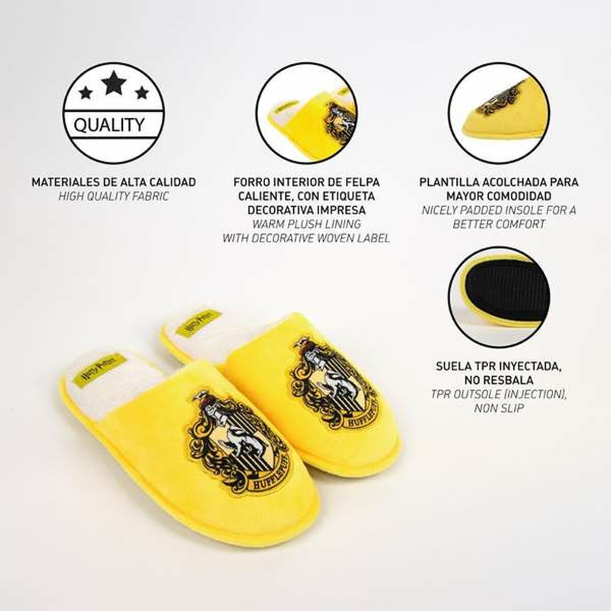 Zapatillas de Estar por Casa Harry Potter Amarillo