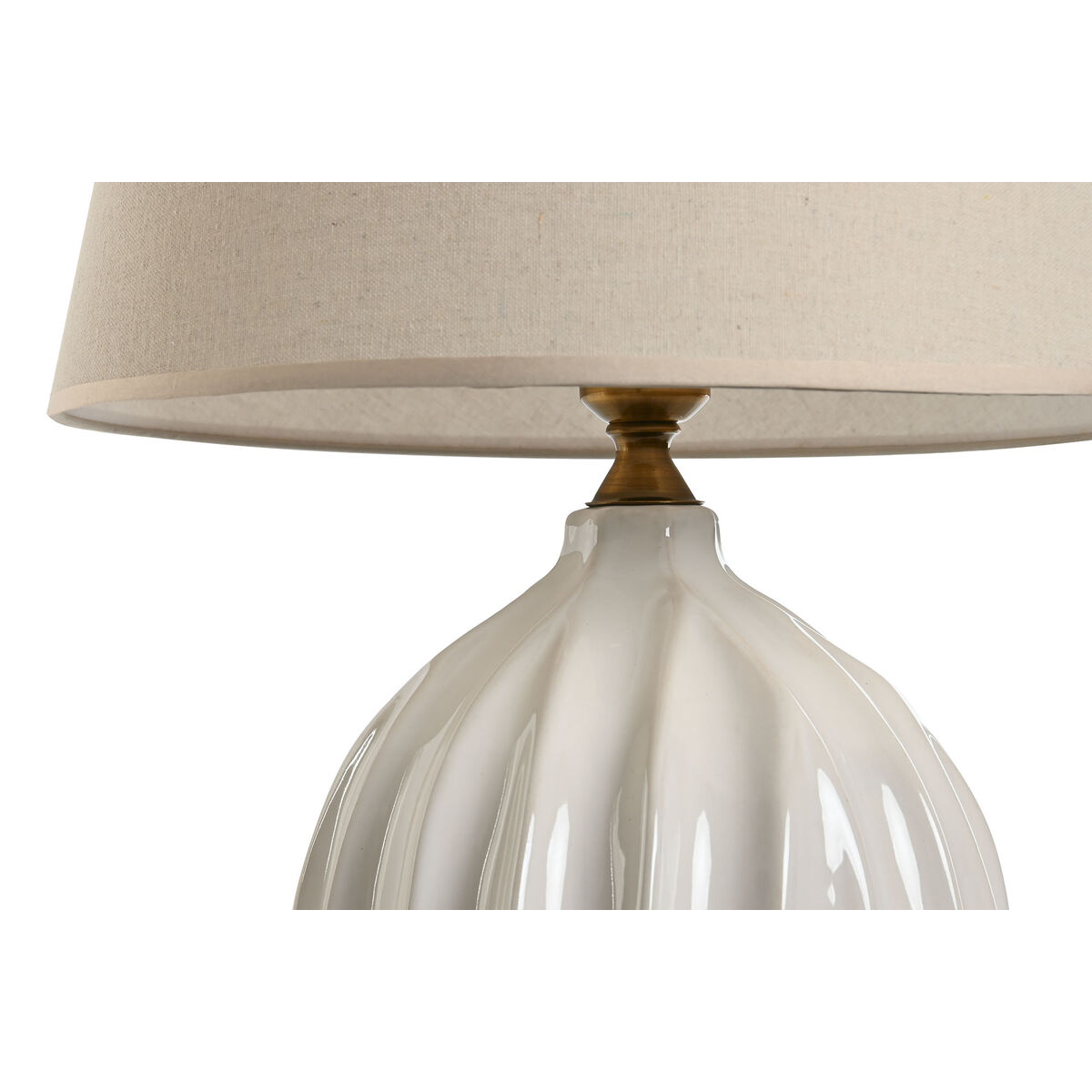 Lámpara de mesa Home ESPRIT Blanco Porcelana 50 W 220 V 40 x 40 x 60 cm