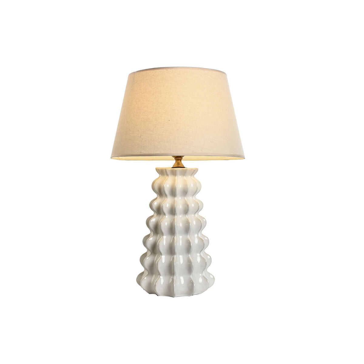 Lámpara de mesa Home ESPRIT Blanco Porcelana 50 W 220 V 40 x 40 x 65 cm