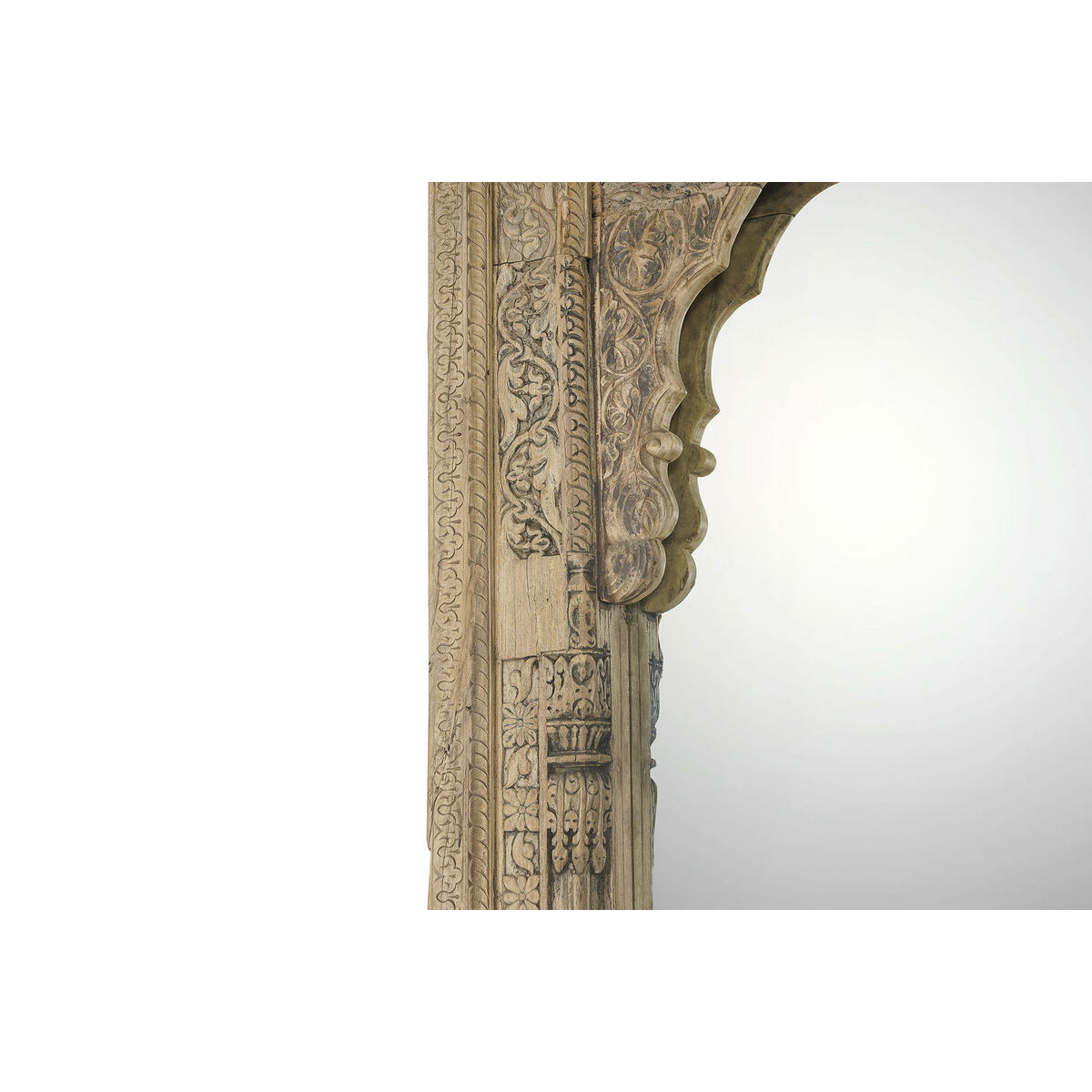 Espejo de pared Home ESPRIT Natural 160 x 14,5 x 260 cm