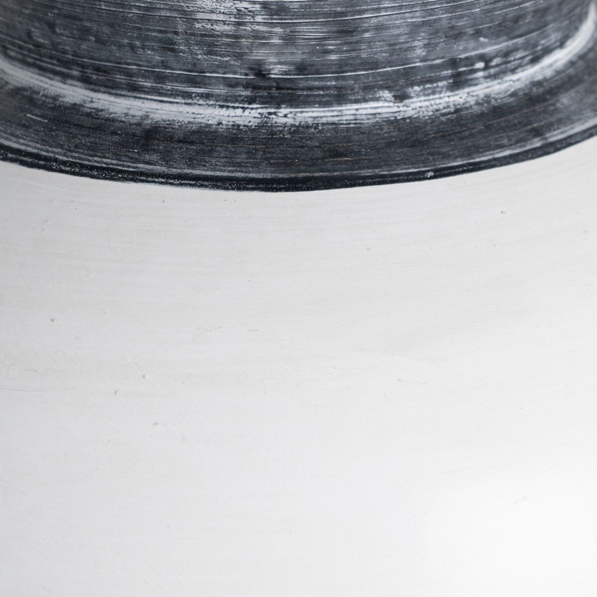 Jarrón Blanco Terracota 25 x 27 x 40 cm