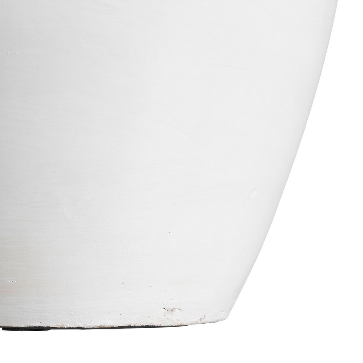 Jarrón Blanco Terracota 25 x 27 x 40 cm