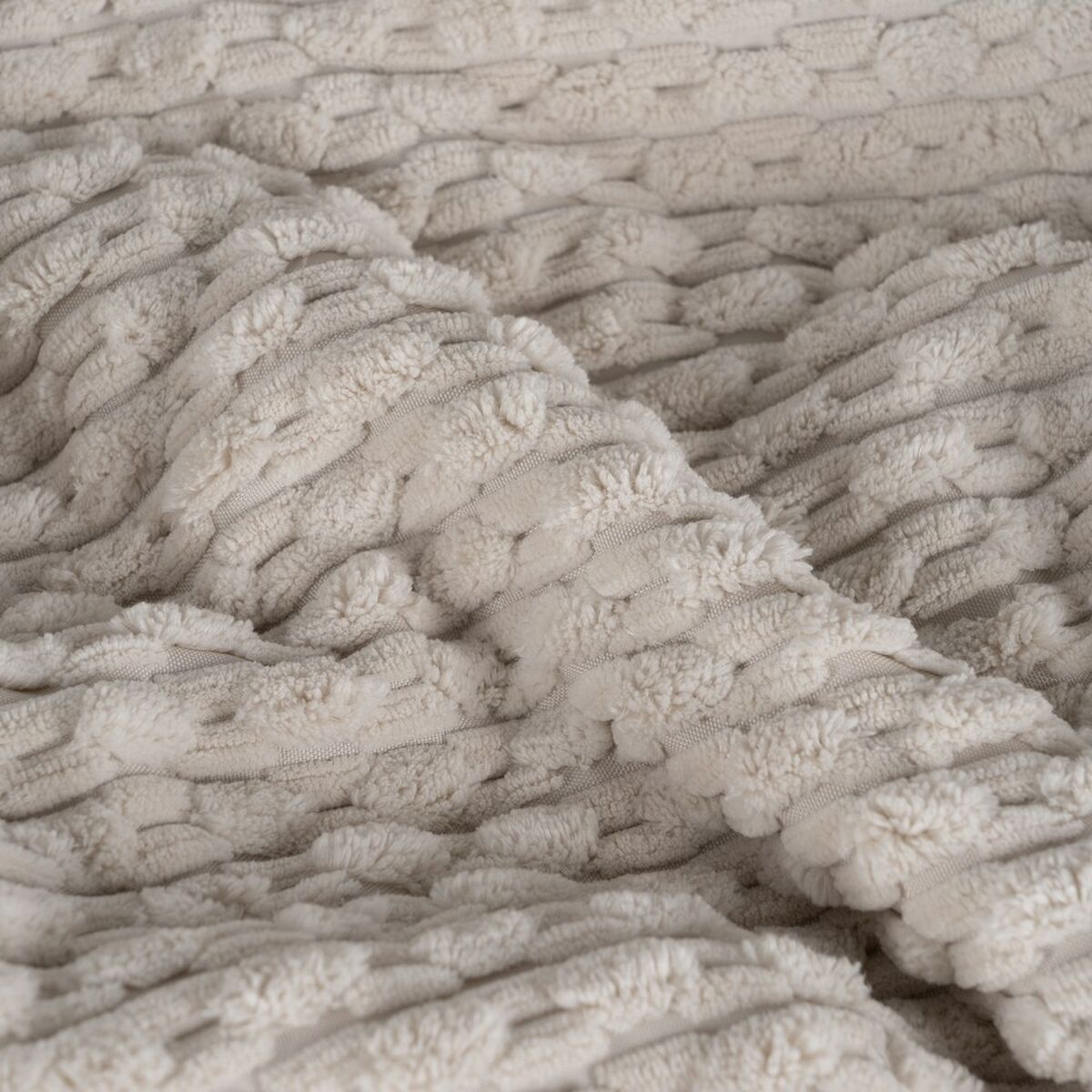 Colcha Beige 270 x 1 x 260 cm