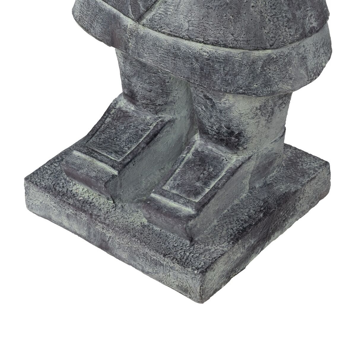 Figura Decorativa Gris Guerrero 41 x 33,5 x 122 cm