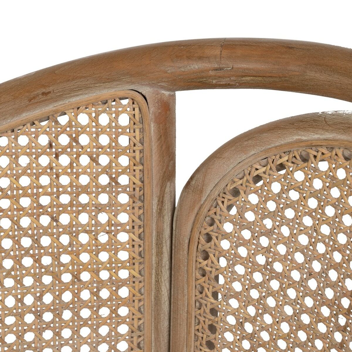 Silla de Comedor Beige Natural Madera de caucho Algodón Poliéster 59 x 47 x 81 cm