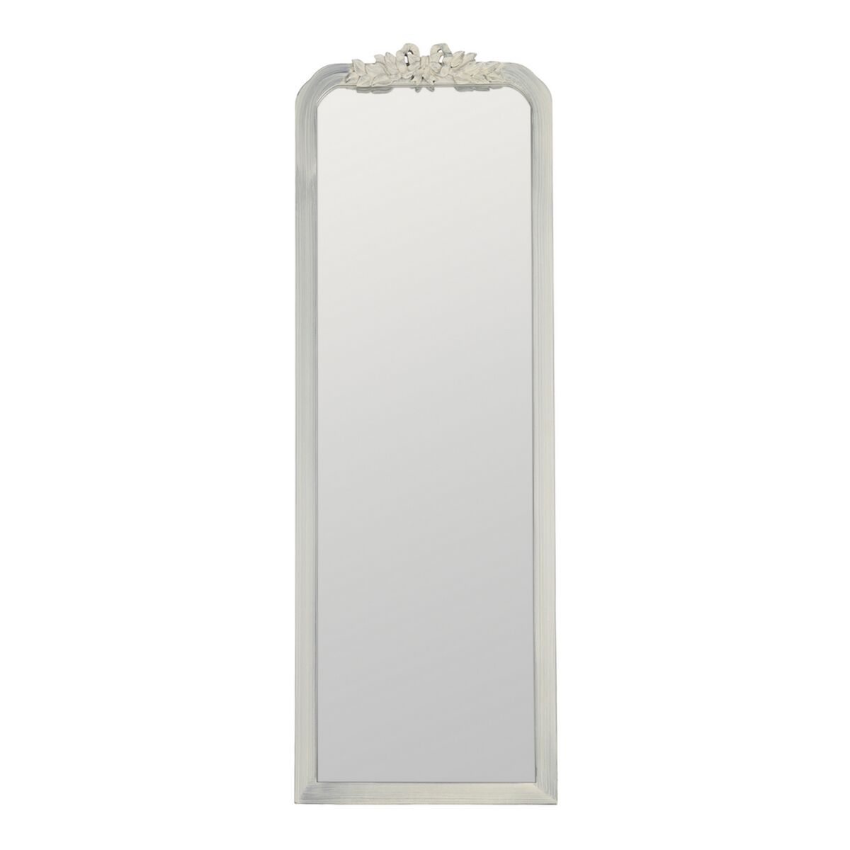 Espejo de pie Blanco Cristal Madera de Paulonia 60 x 180 x 4 cm