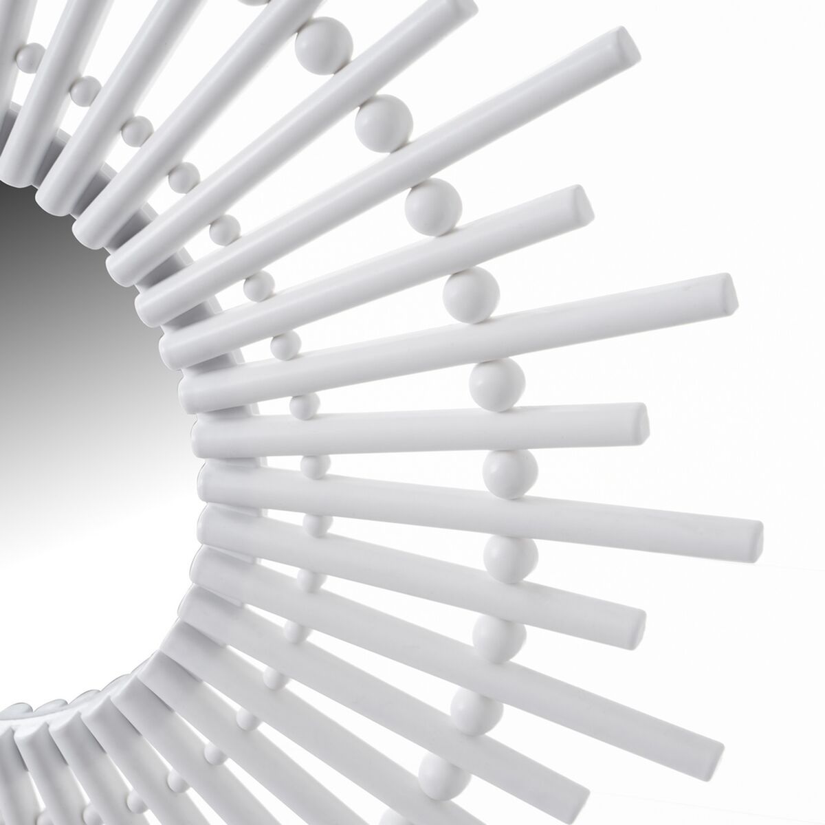 Espejo de pared Blanco 50 x 1,5 x 50 cm