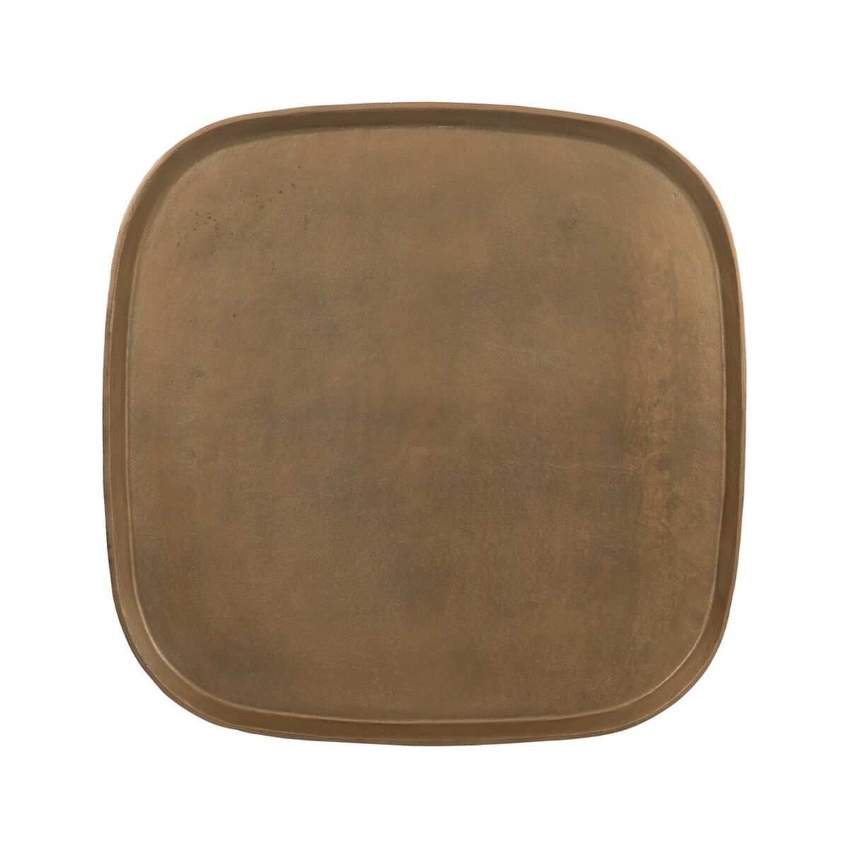 Mesa de Centro Negro Dorado 61 x 61 x 37 cm