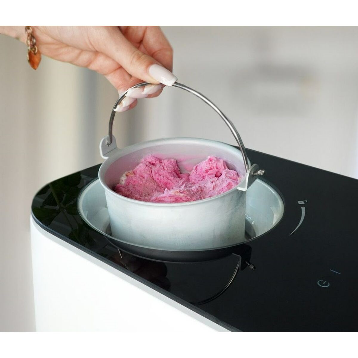 Heladera Blaupunkt ICM401 Blanco Negro Acero Inoxidable