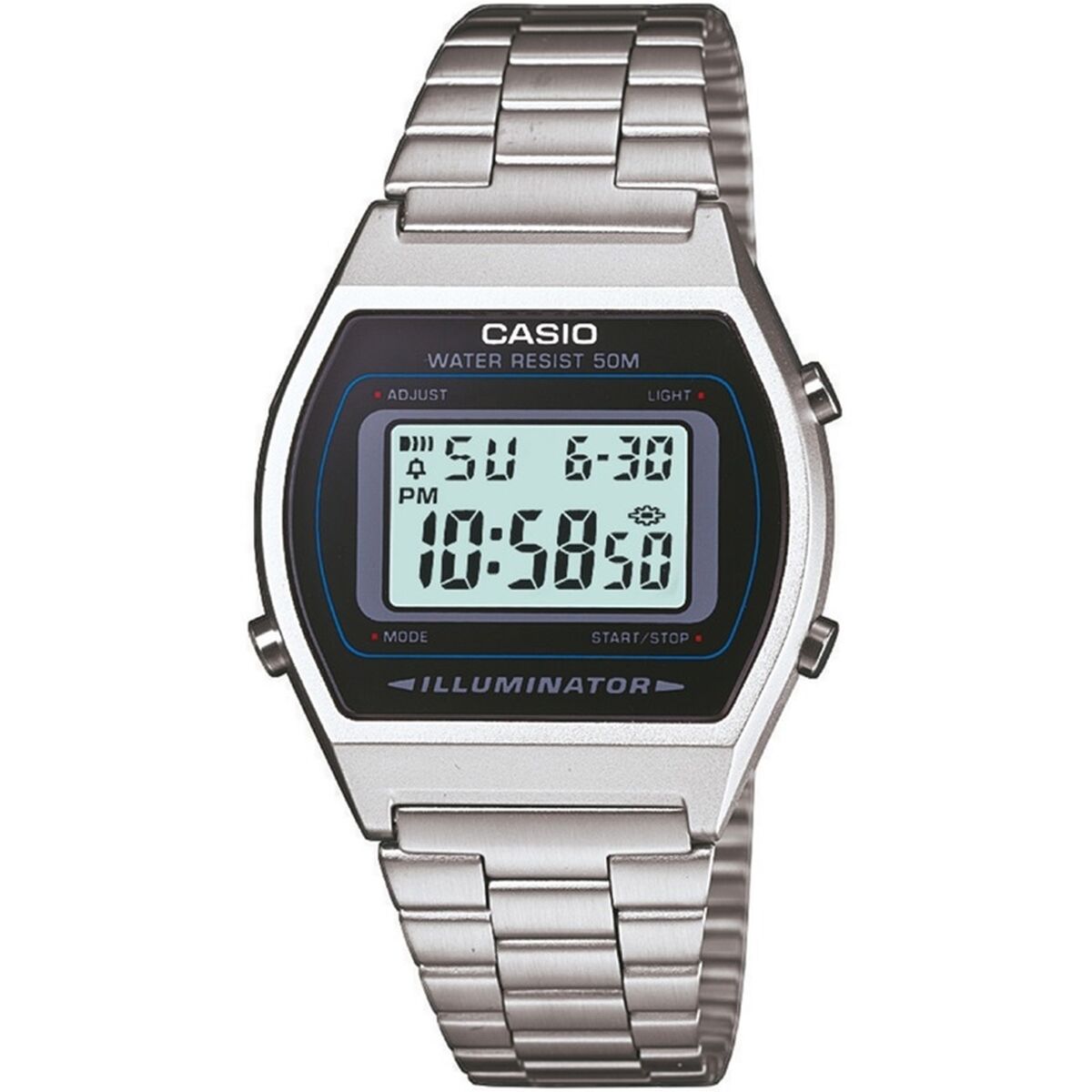 Reloj Unisex Casio ILLUMINATOR - CLASSIC SILVER (Ø 35 mm)