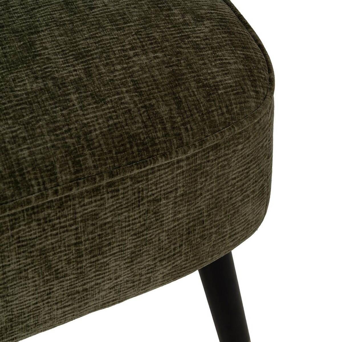 Sofá Negro Verde Dorado 134 x 74 x 70 cm