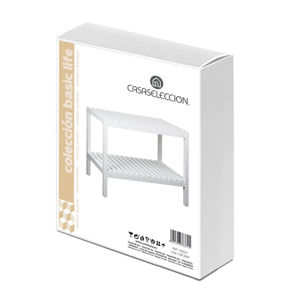 Estantería de Baño Blanco 64 x 37 x 53 cm