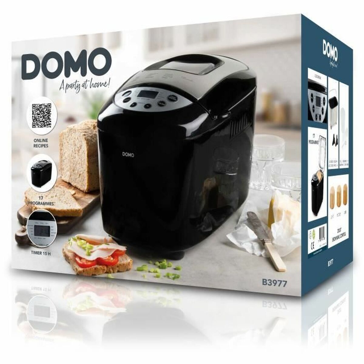 Panificadora DOMO B3977 850 W