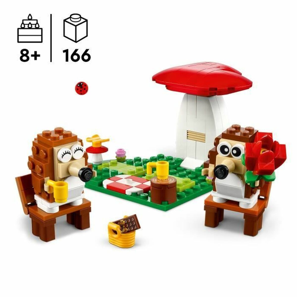 Juego de Construcción Lego Hedgehogs' Picnic