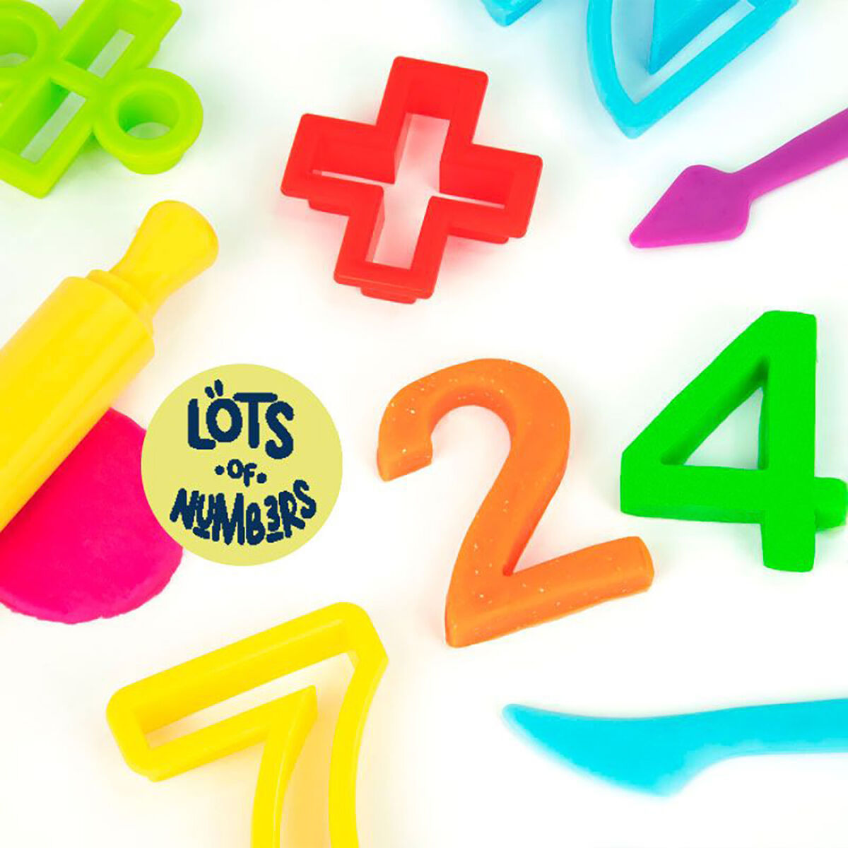 Pasta de modelar Milan Soft Dough Lots of Numvers