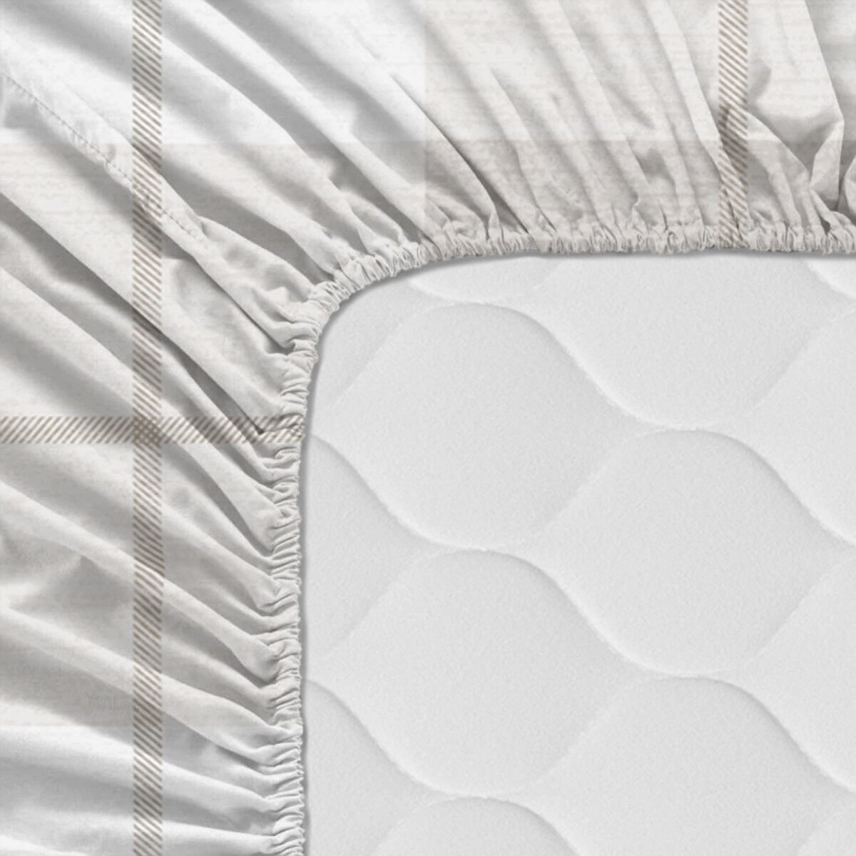 Sábana Bajera Ajustable HappyFriday HAPPYFRIDAY Multicolor Cama de 135/140 28 x 2 x 38 cm 140 x 200 x 32 cm