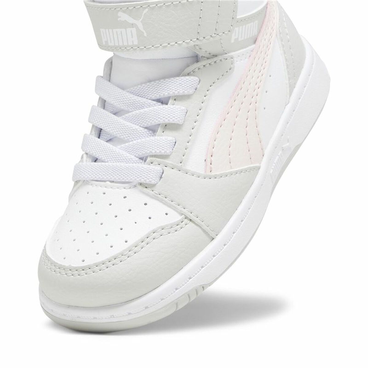 Zapatillas Casual Niño Puma Rebound V6 Mid Infantil Blanco