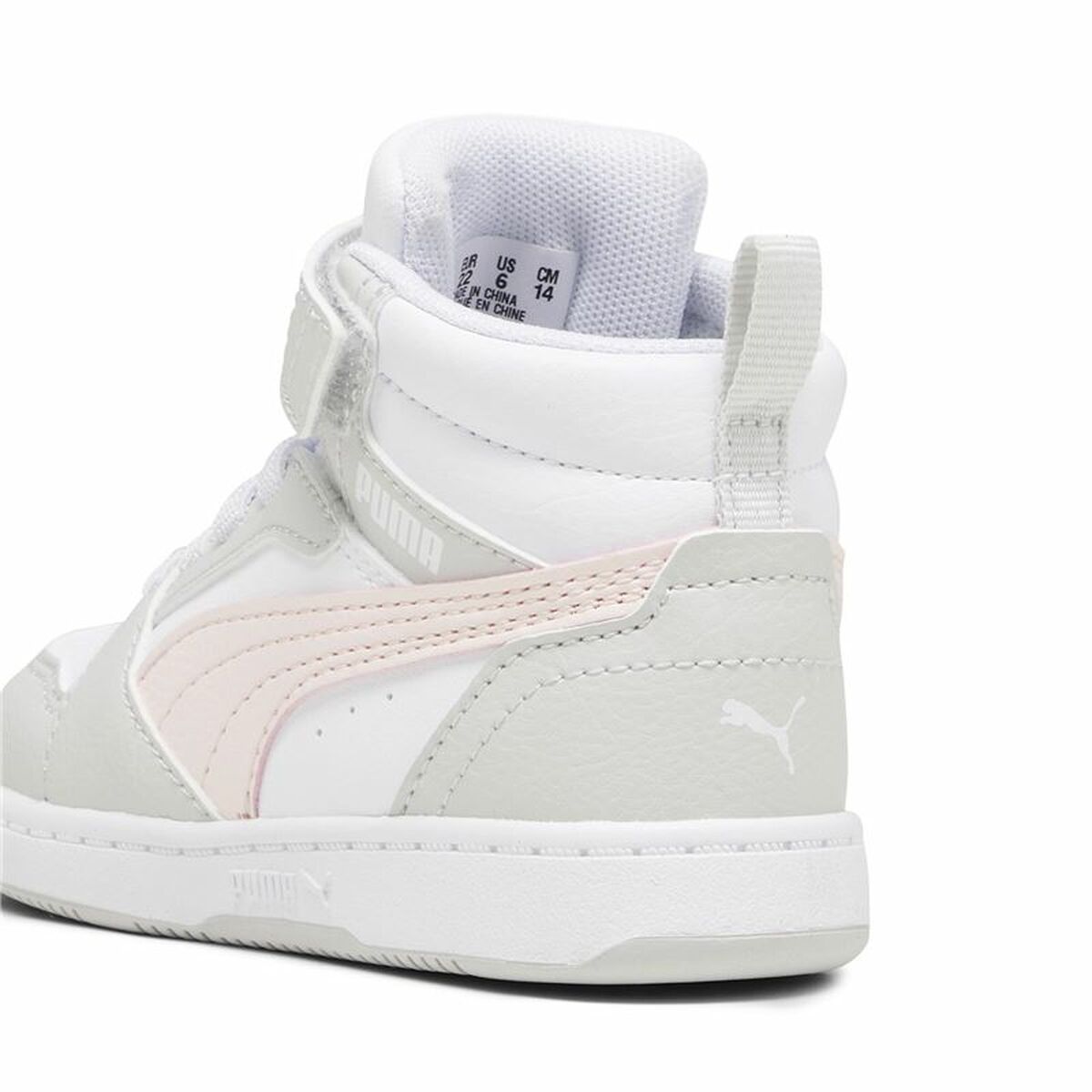 Zapatillas Casual Niño Puma Rebound V6 Mid Infantil Blanco