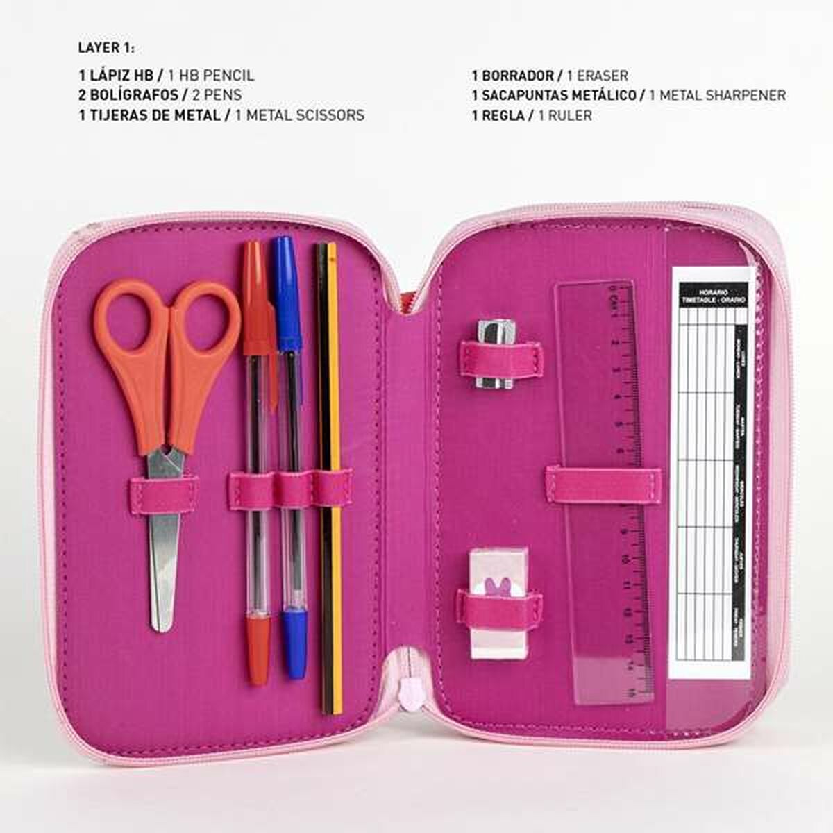 Plumier Triple Minnie Mouse Multicolor