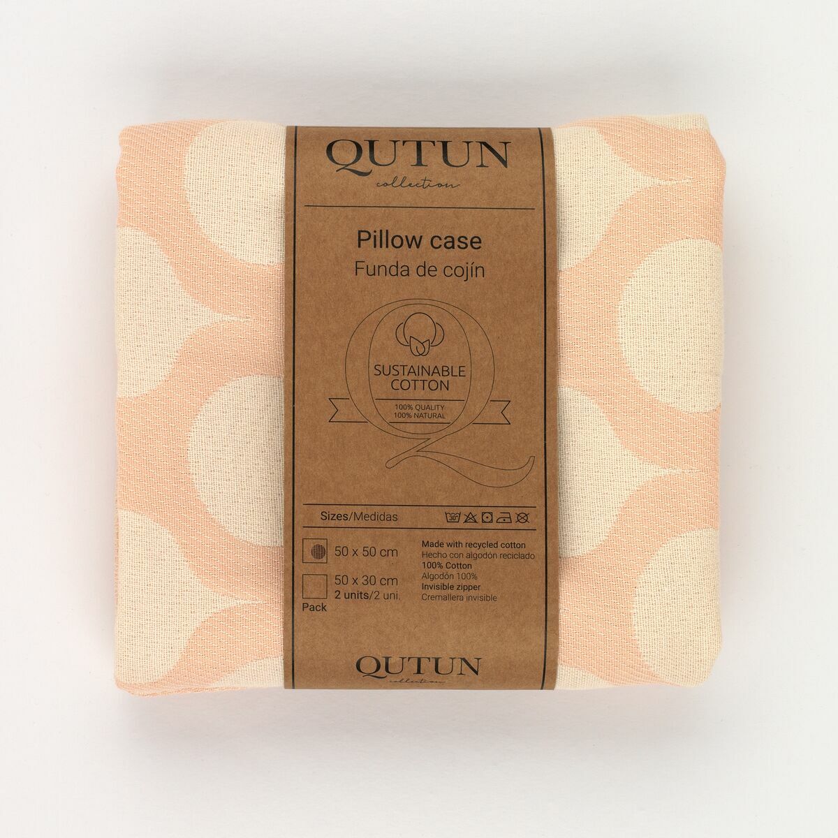 Funda de cojín Alexandra House Living Astún Havana 2 Unidades