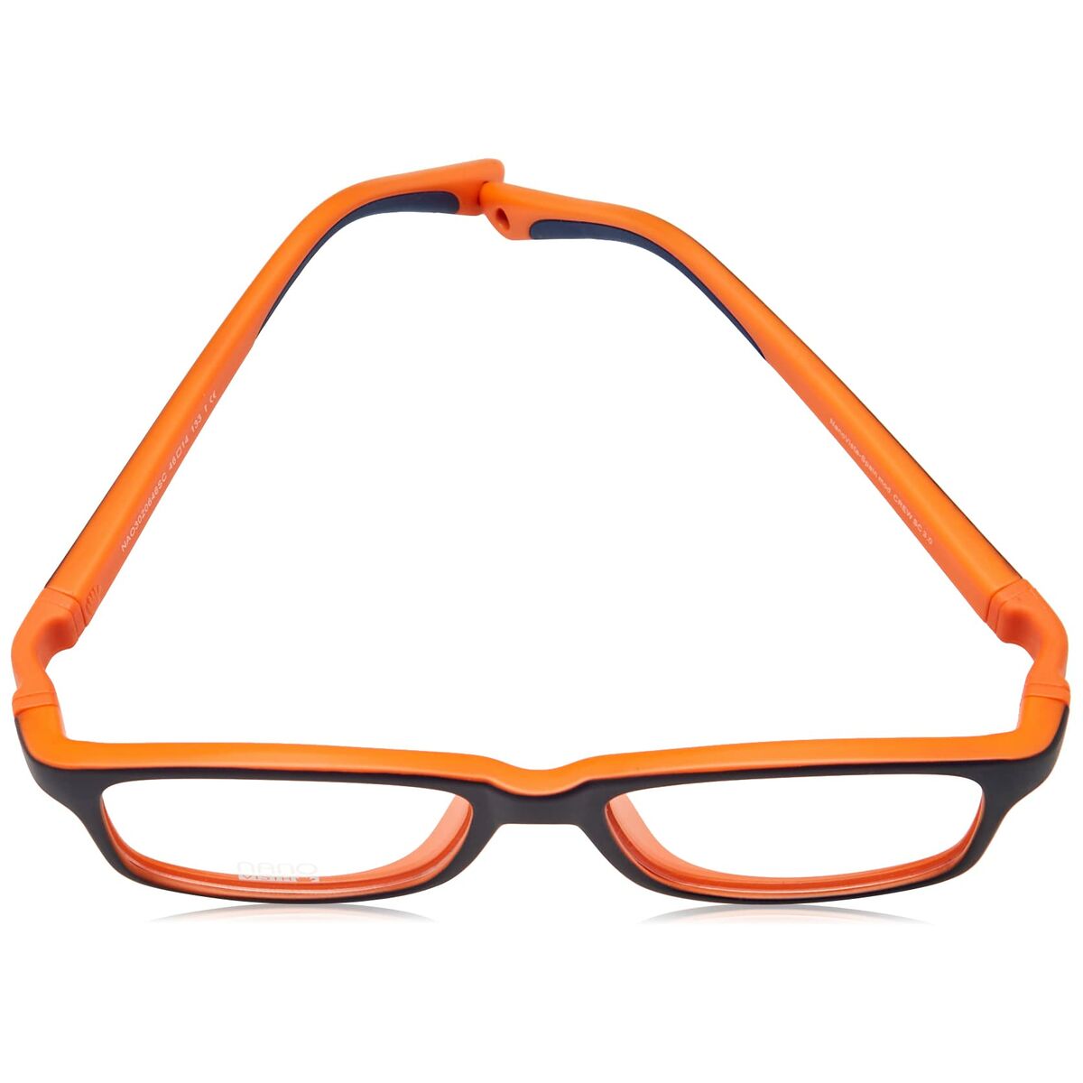 Montura de Gafas Unisex Nanovista NAO3020648SC Naranja Azul marino