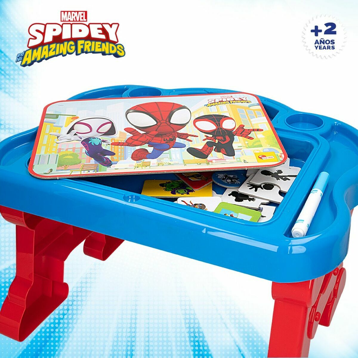 Mesa Multijuegos Spidey 6 Unidades
