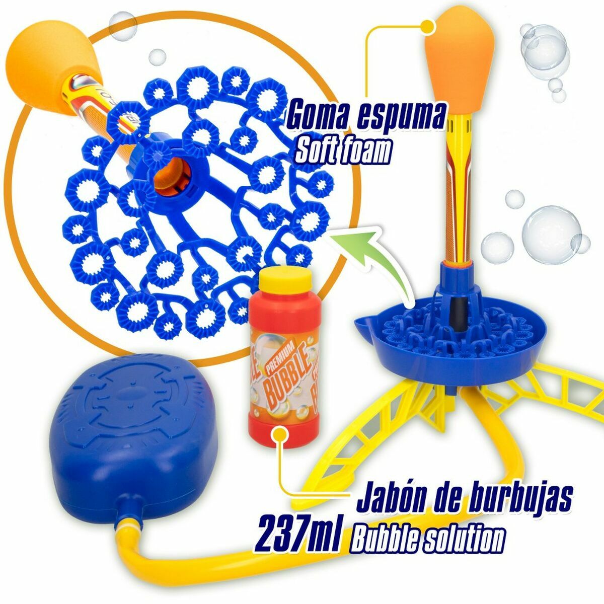 Juego de Pompas de Jabón 4 Unidades