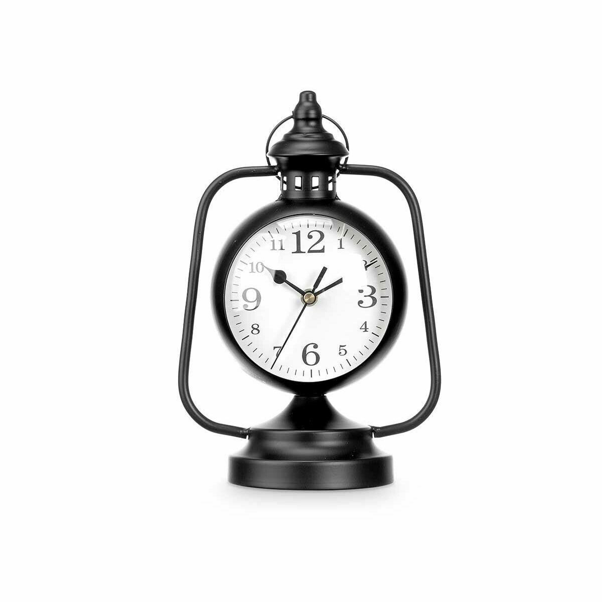 Reloj de Mesa Gift Decor Negro Lámpara 4 Unidades