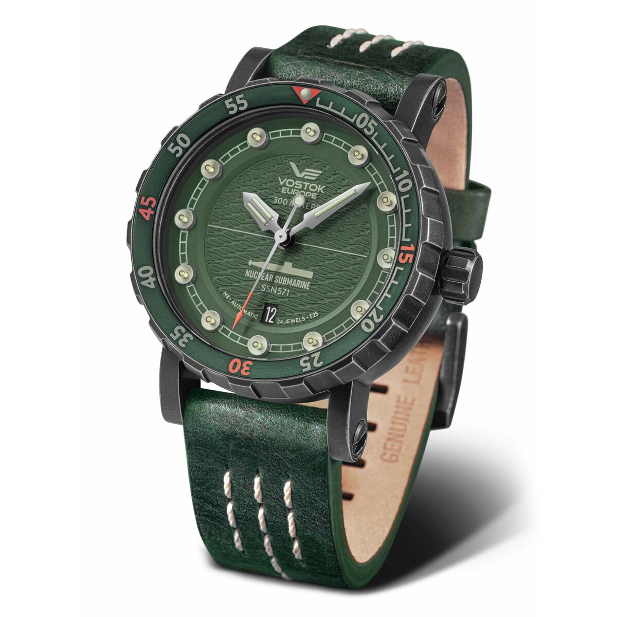 Reloj Hombre Vostok NH35A-571F608 Verde