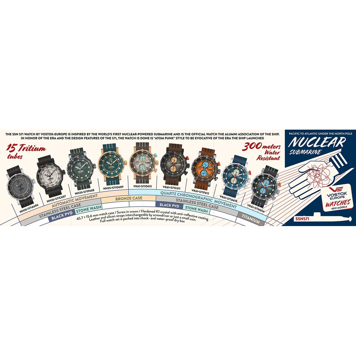 Reloj Hombre Vostok NH35A-571F608 Verde