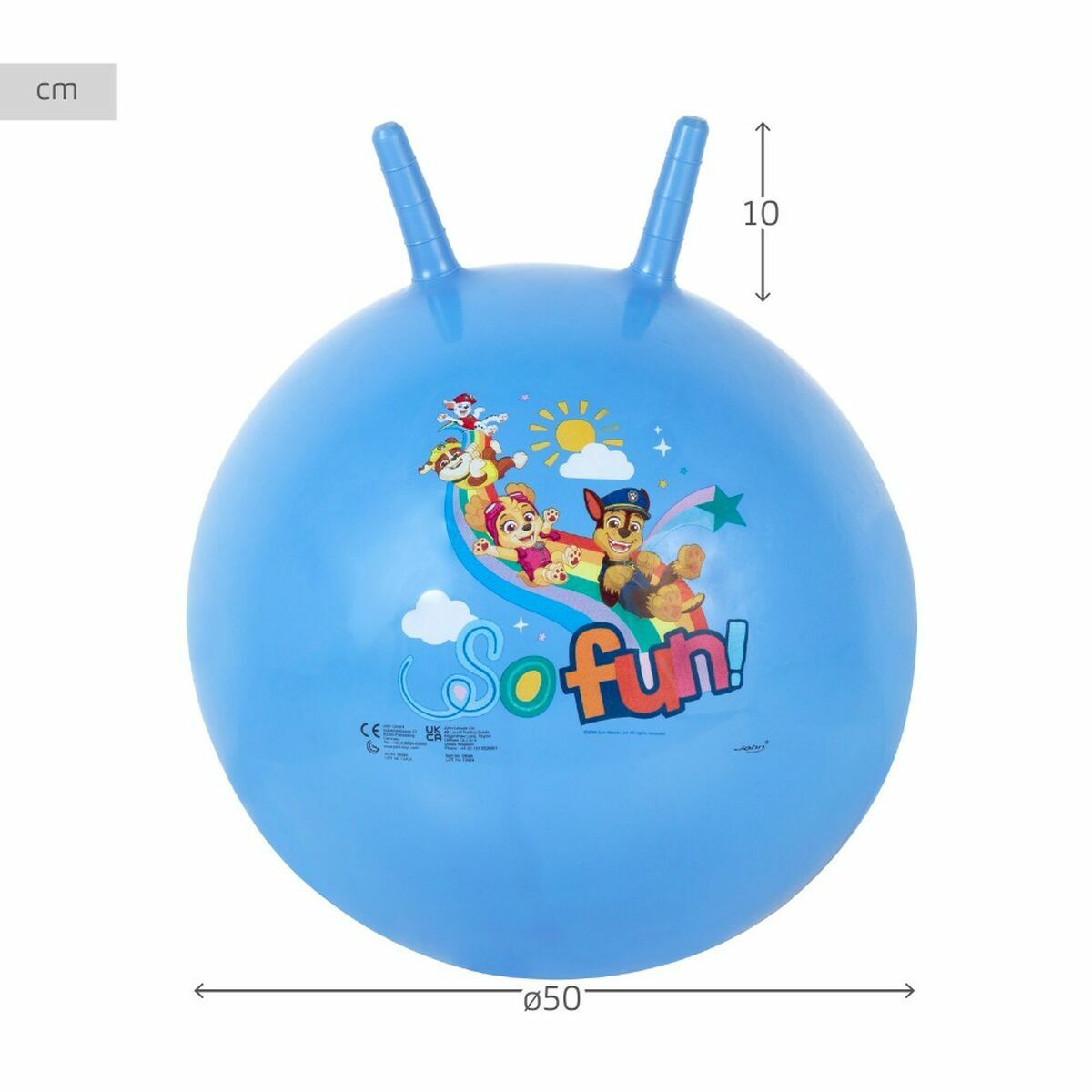 Pelota Saltarina The Paw Patrol 10 Unidades