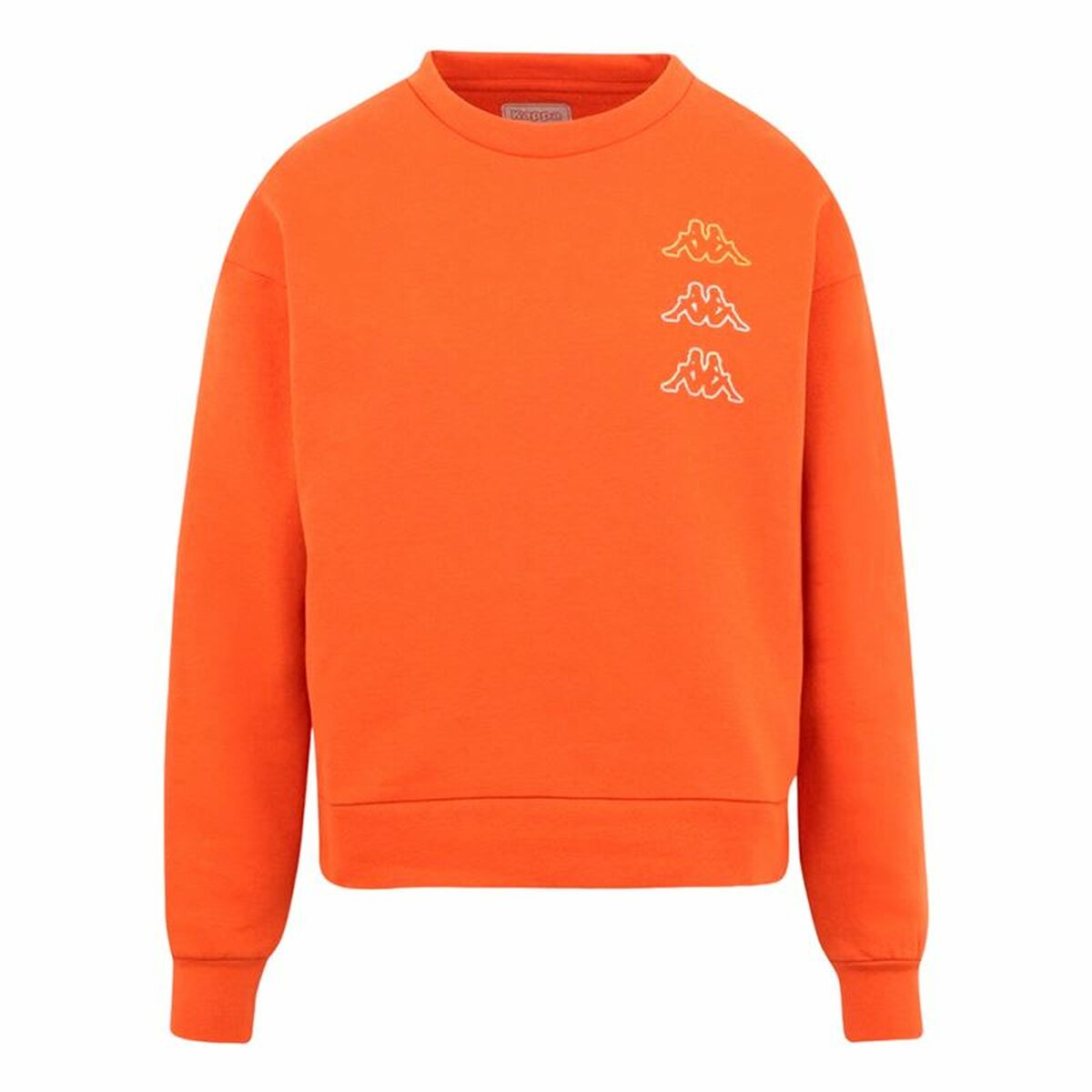 Sudadera sin Capucha Mujer Kappa FROFIO Naranja