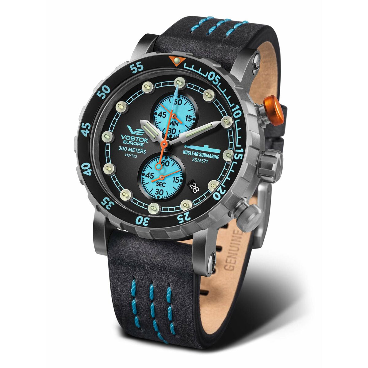Reloj Hombre Vostok Negro Gris