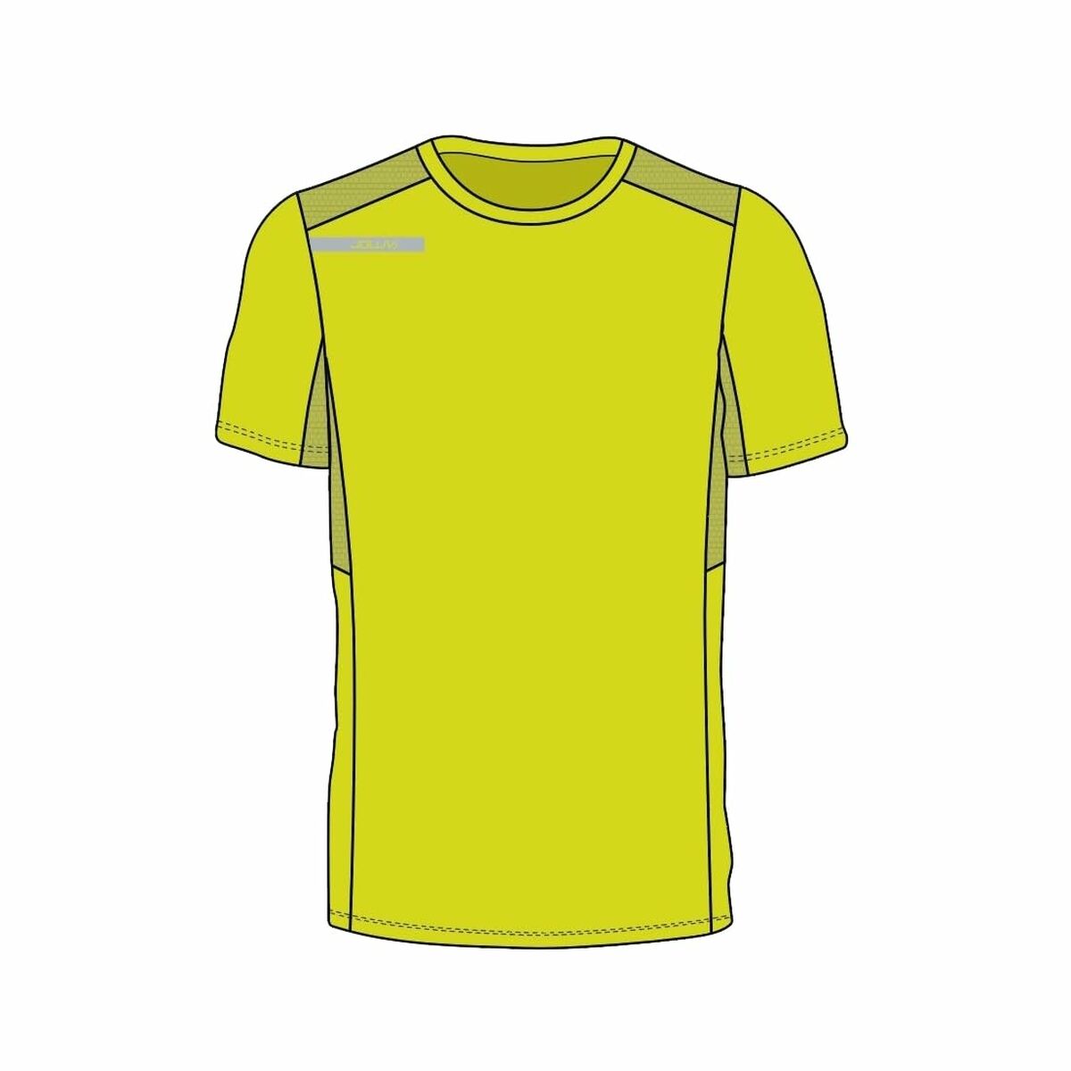 Camiseta de Manga Corta Hombre Joluvi Athlet Amarillo