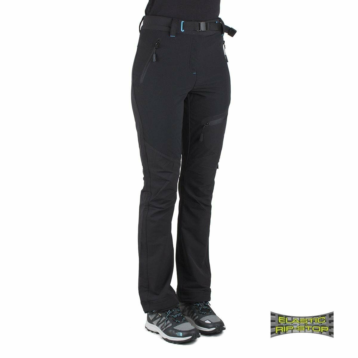 Pantalón Largo Deportivo Joluvi Negro Mujer