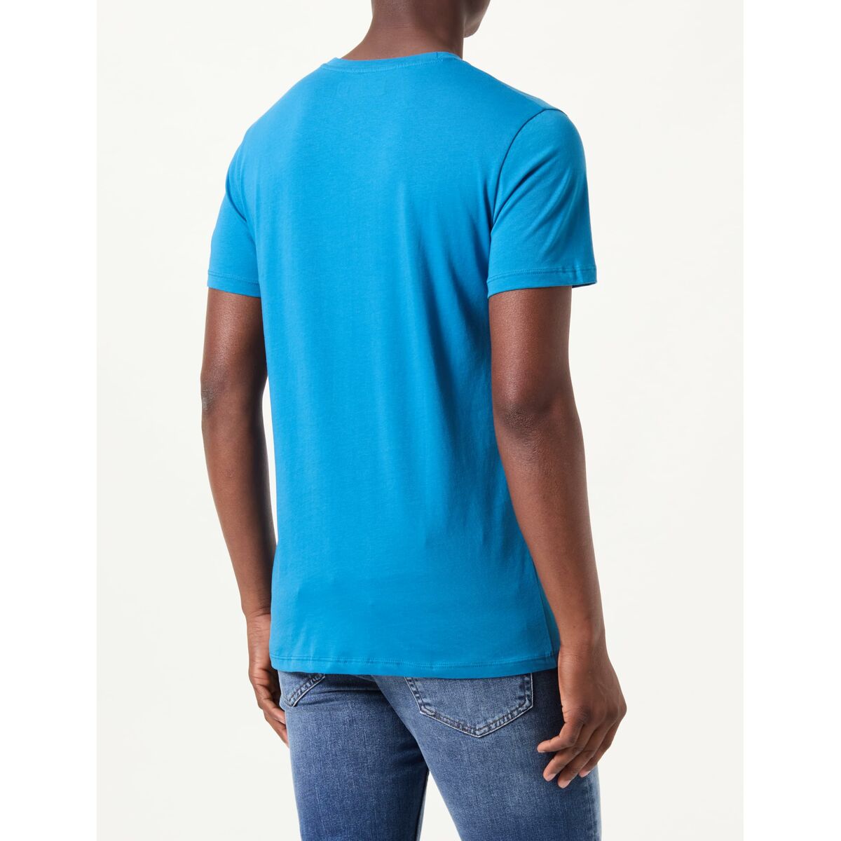 Camiseta de Manga Corta Hombre Joluvi Combed Cotton Azul